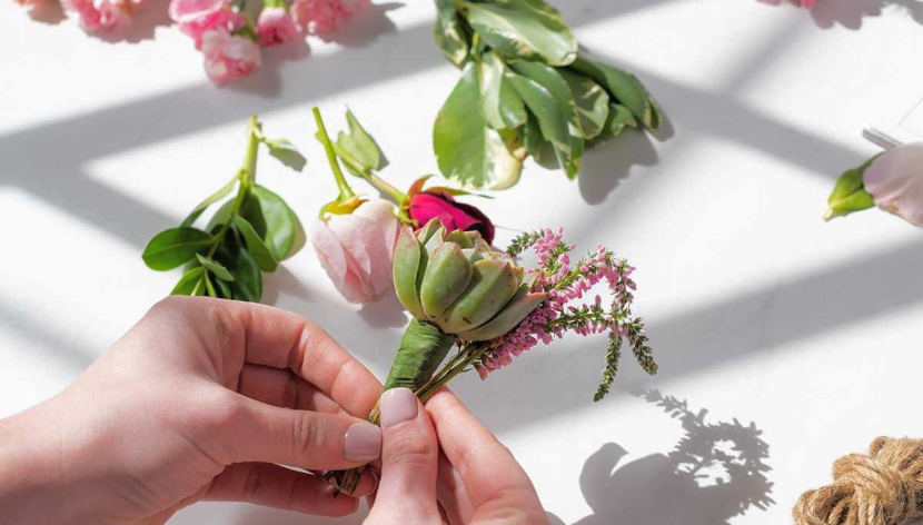 different floral bouquets